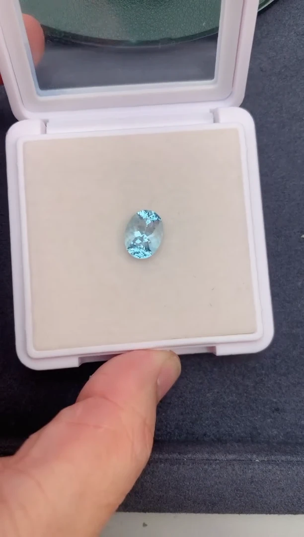海蓝宝石裸石未镶嵌2ct海蓝宝  BE