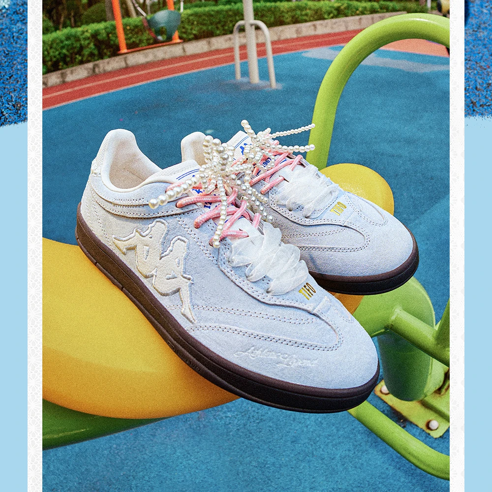 Kappa/卡帕背靠背德训鞋【TIFO】夏季芭蕾珍珠潮流低帮板鞋女款CC70