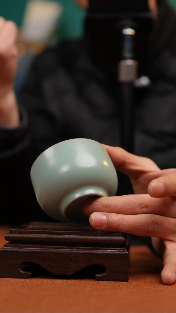 【闪购商品】瓷片原产地原矿仿古罗汉杯微瑕福利