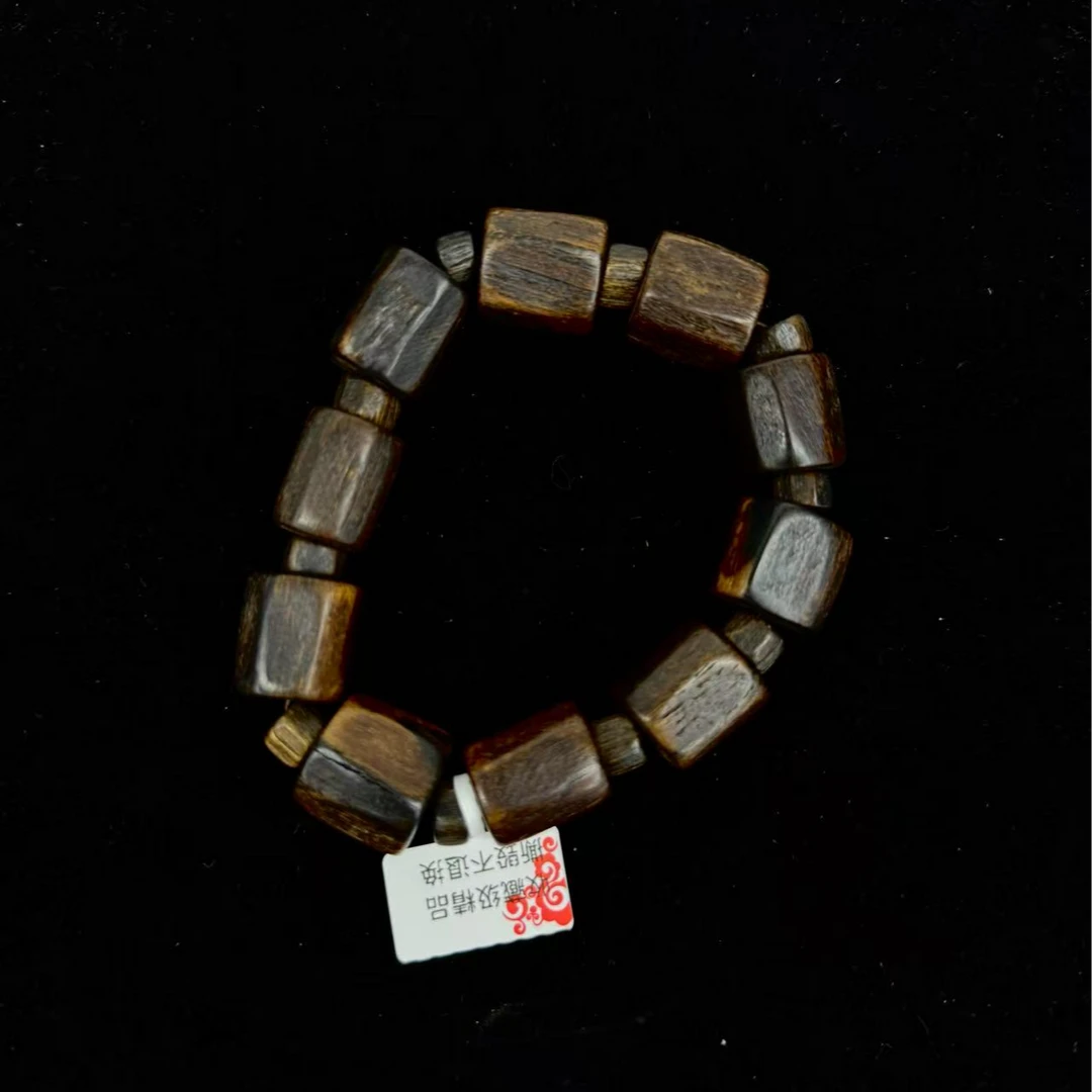 S4沉香【加里曼丹老料单圈】16mm-收藏级-NJ588100431