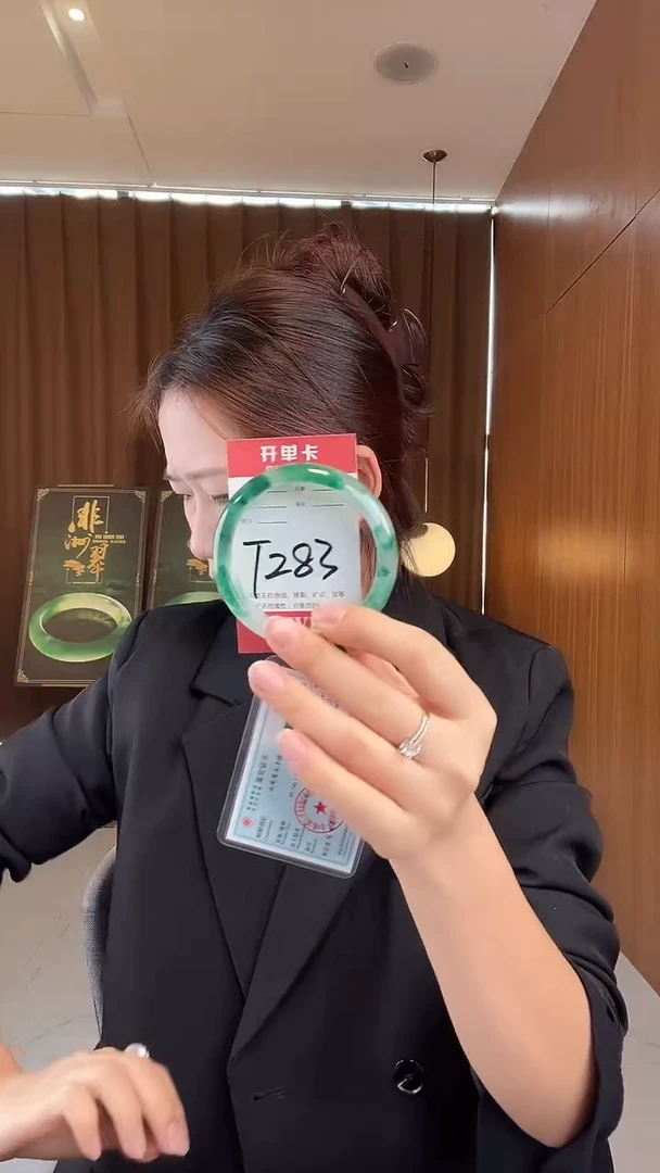 未镶嵌手镯石英质玉非洲翠6162