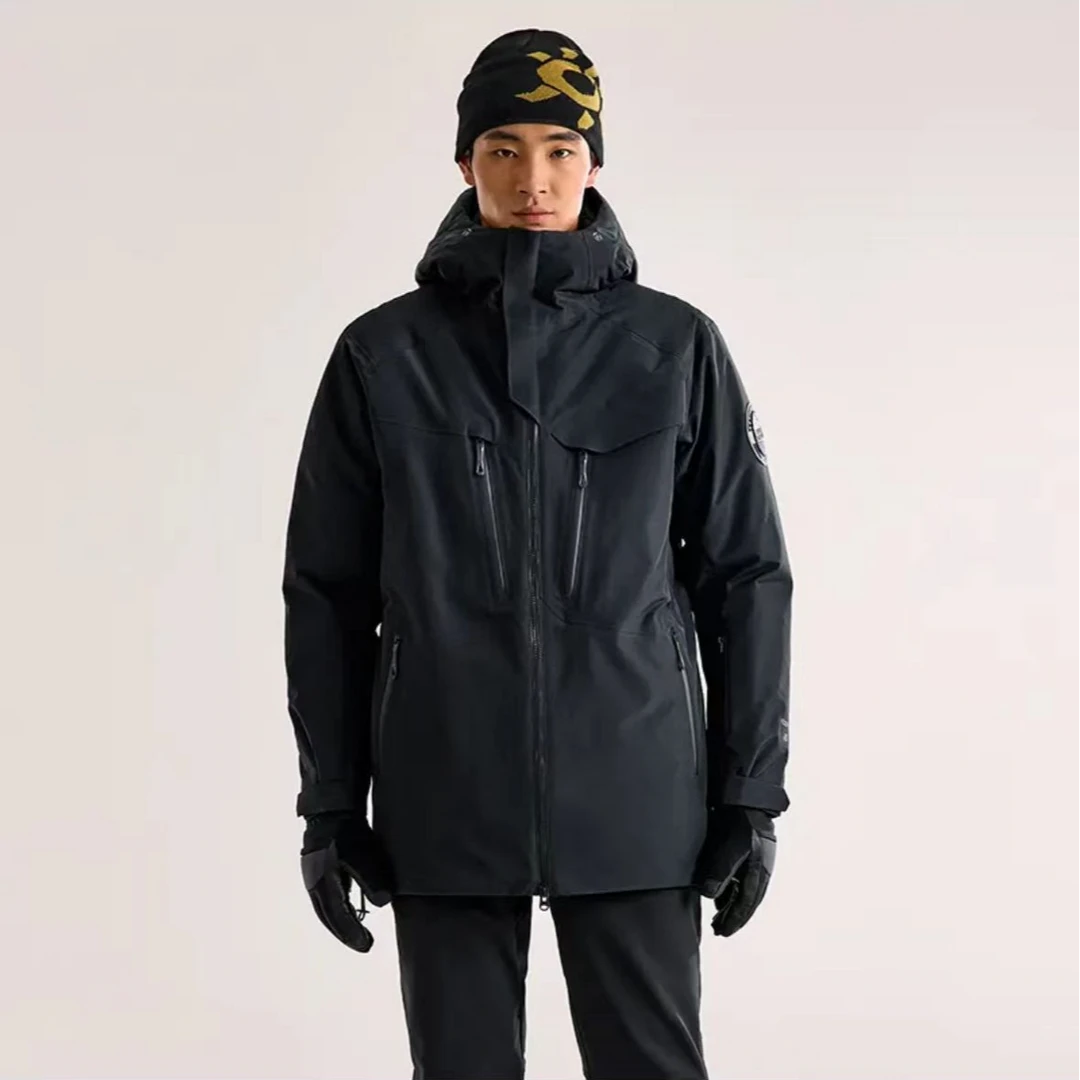 KAILAS凯乐石 亚布力硬壳羽绒服鹅绒保暖外套防风防水户外滑雪男