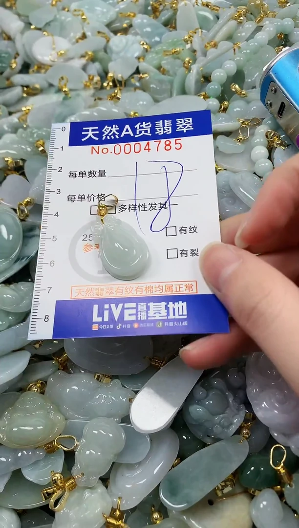 颈饰未镶嵌翡翠纯天然a货翡翠