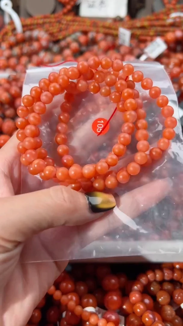 【闪购商品】南红玛瑙手串未镶嵌6+
