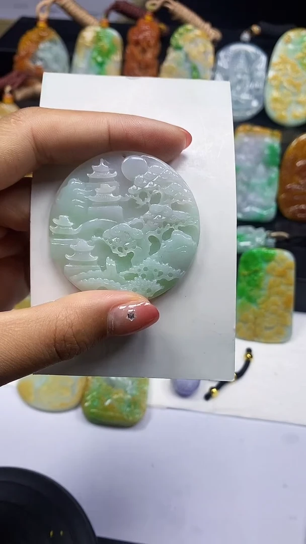 定制翡翠未镶嵌翡翠A货