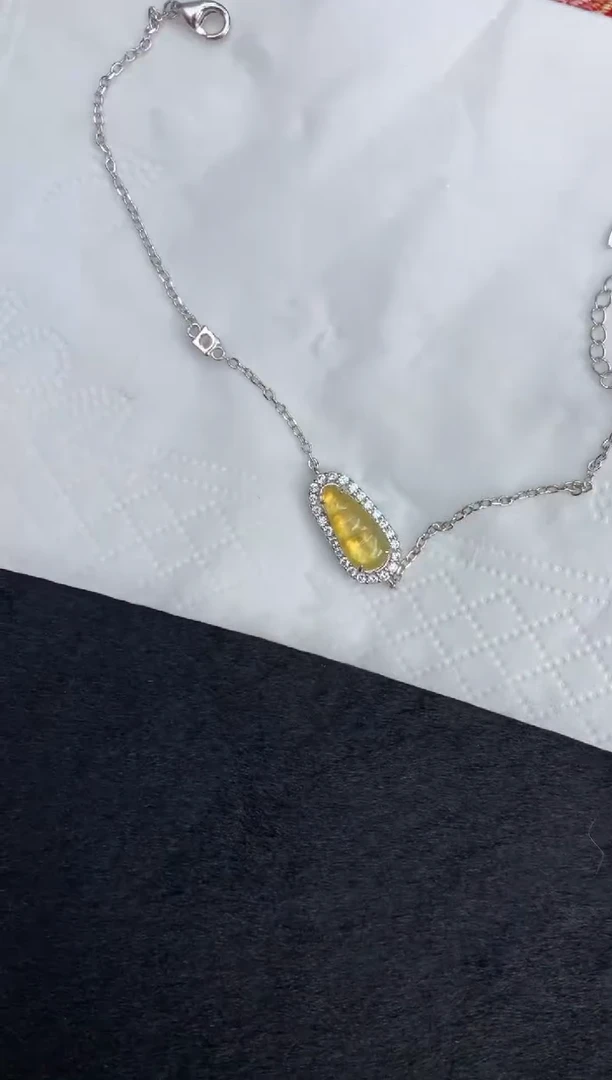 【闪购商品】翡翠手链银S925镶嵌手链