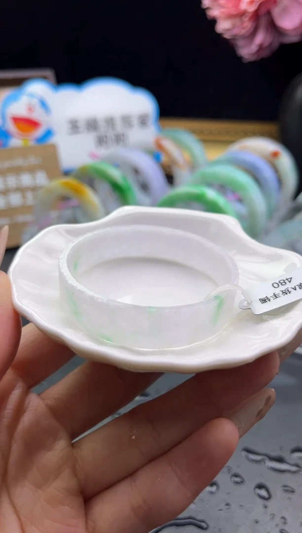 未镶嵌手镯定制翡翠52-53「定制不退不换」