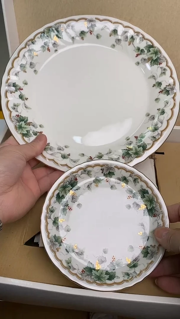 日瓷回流盘子一大五小