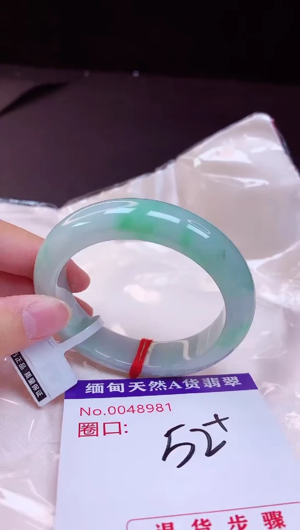 翡翠手镯未镶嵌52+