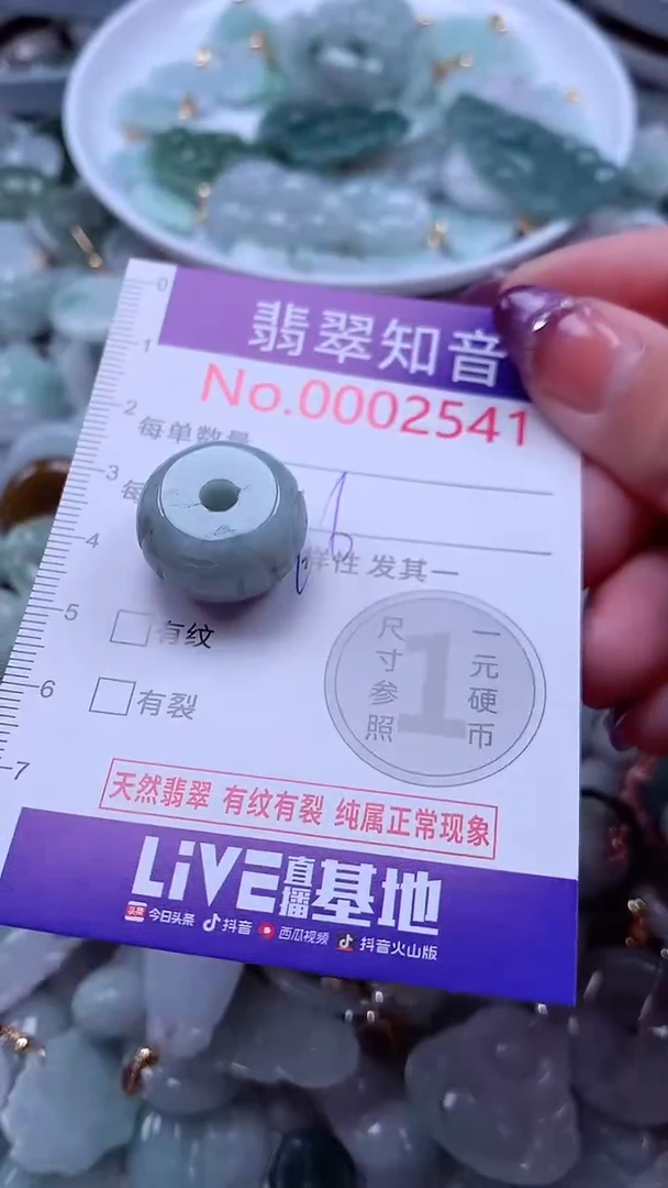 翡翠未镶嵌吊坠(不含链)2541