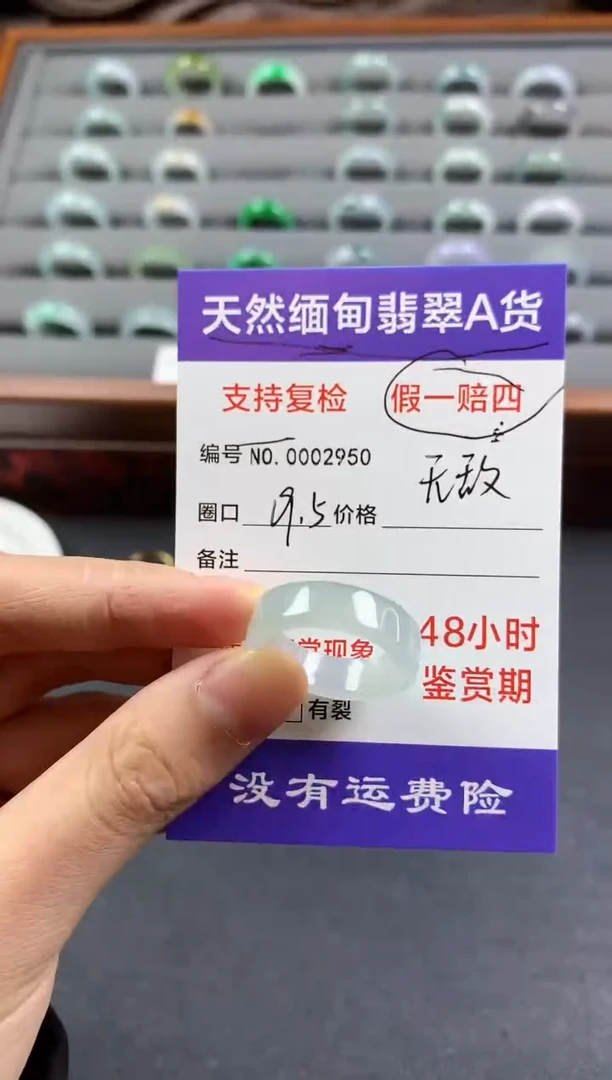 颈饰未镶嵌翡翠无***朗圈口19.5