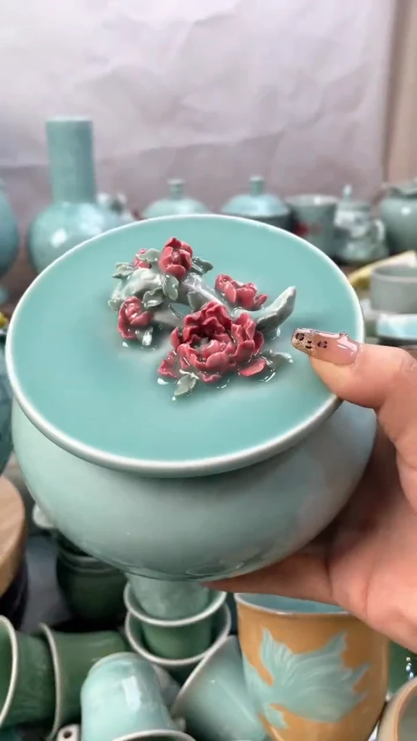 【闪购商品】纯手工 特价福利 微瑕 慧仙青瓷