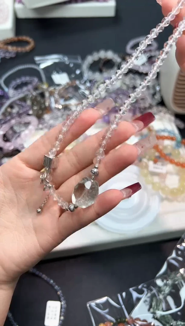 【闪购商品】水晶手串未镶嵌52L多样性发其一/1条默认微瑕