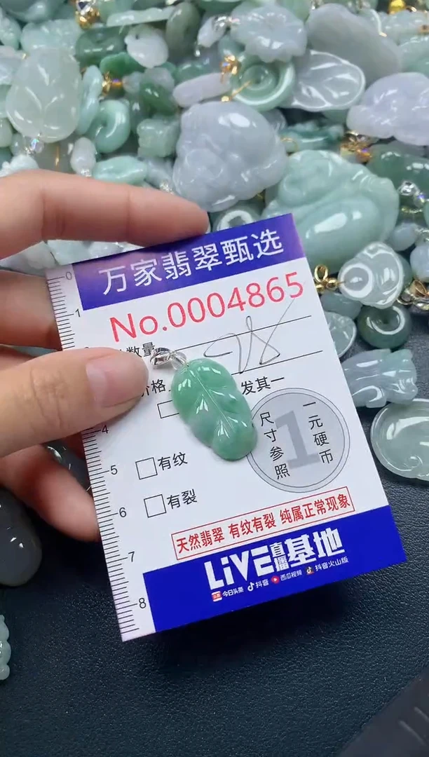 吊坠(不含链)未镶嵌翡翠4865
