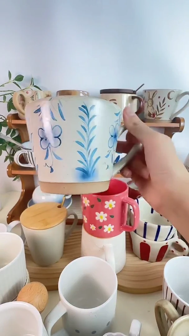 陶瓷无盖款青蔓花