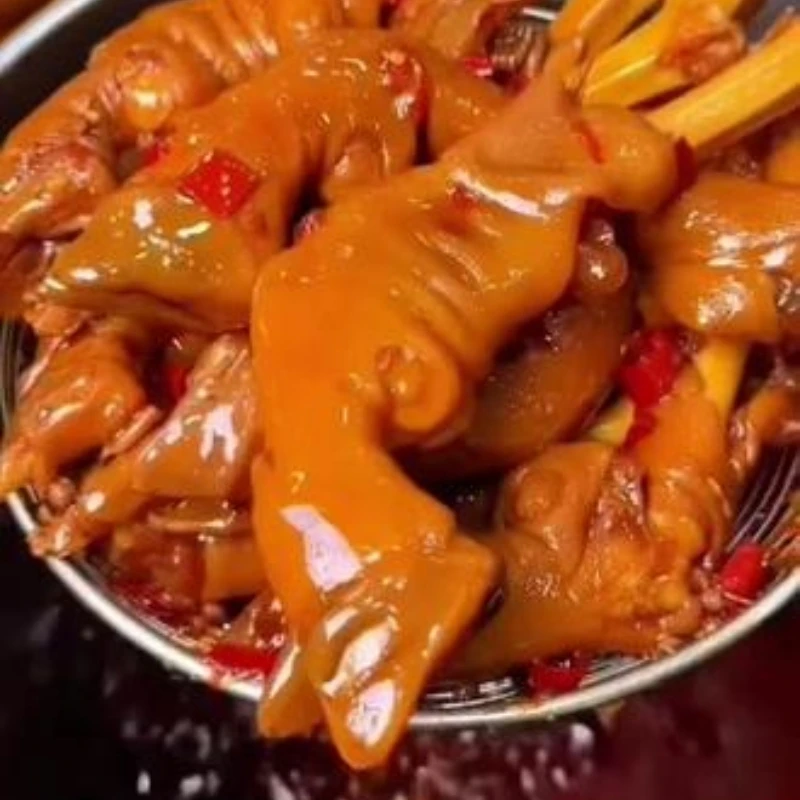 麻辣羊蹄开袋即食麻辣卤味休闲下酒零食