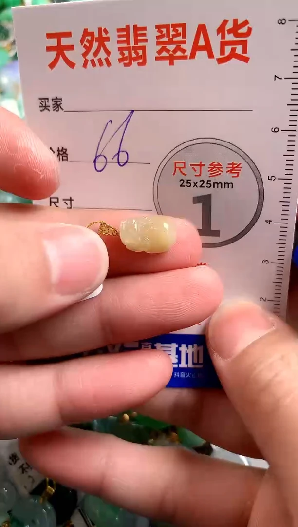 【闪购商品】翡翠颈饰18K金镶嵌14005530