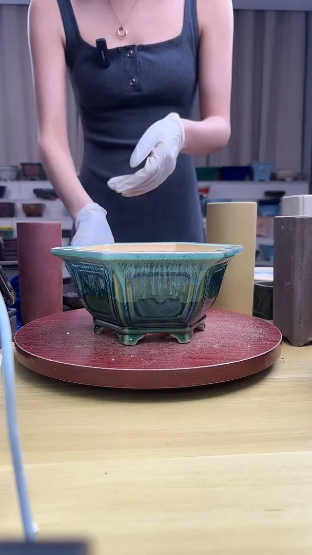 紫砂花盆紫砂花盆微瑕