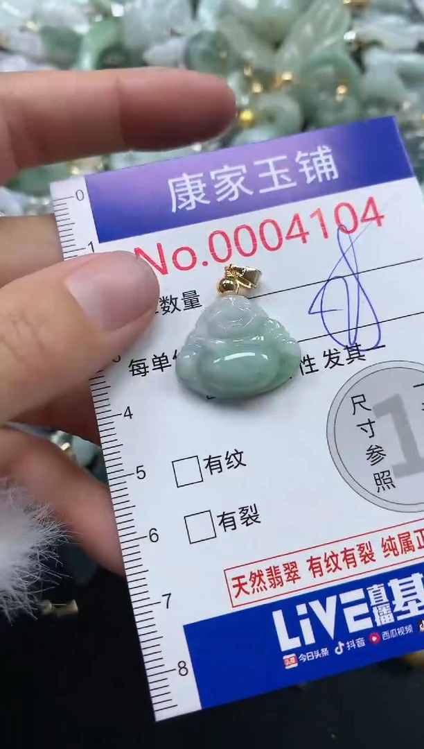 颈饰未镶嵌翡翠4104