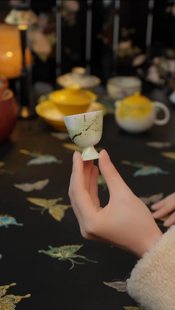 青幽寒梅  客杯