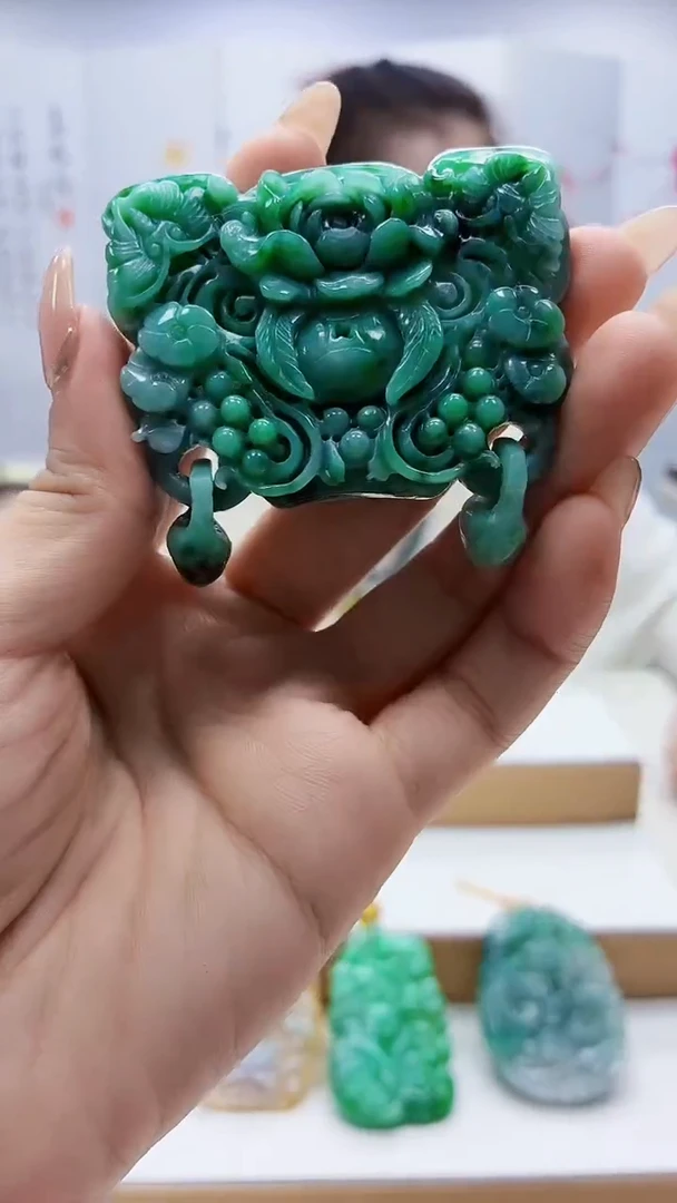 未镶嵌定制翡翠3099ty-毛货挂件97