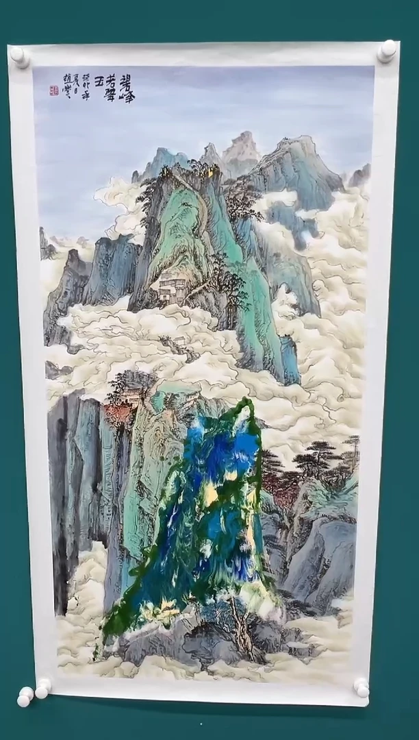 【闪购商品】绘画赵燮-8平尺-国画作品 金