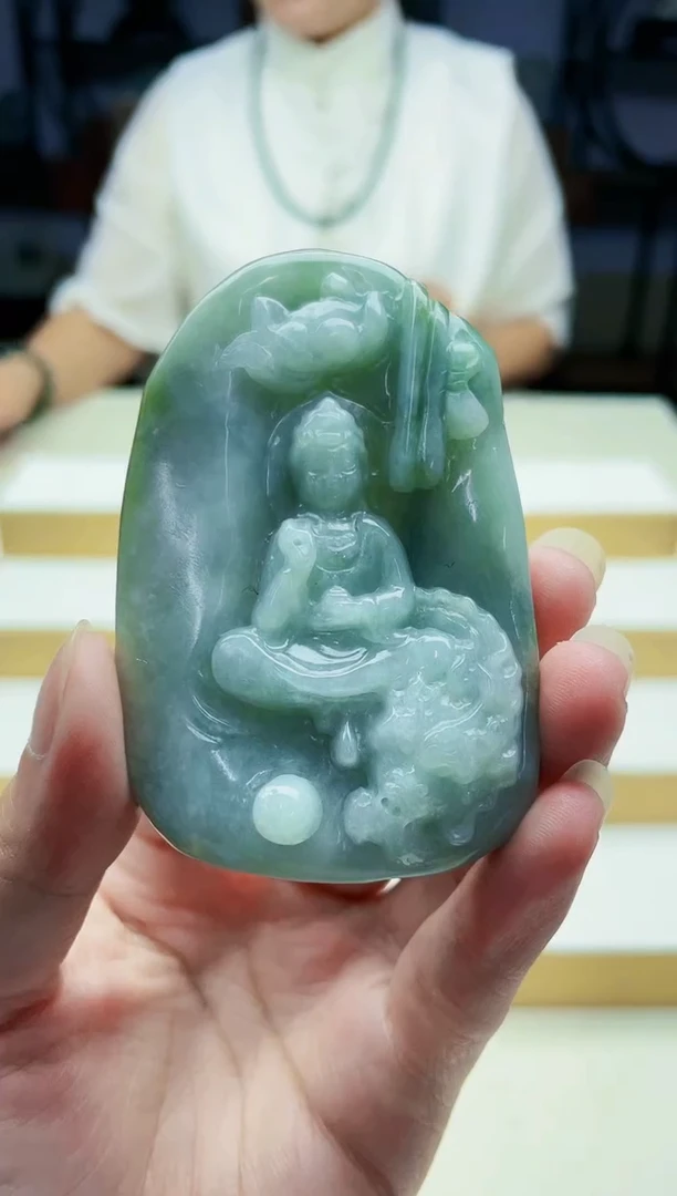 未镶嵌定制翡翠毛货09190136