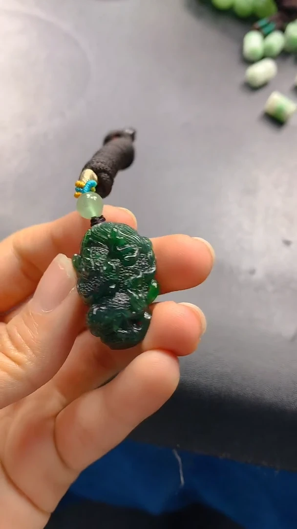 颈饰未镶嵌翡翠天然缅甸a货翡翠