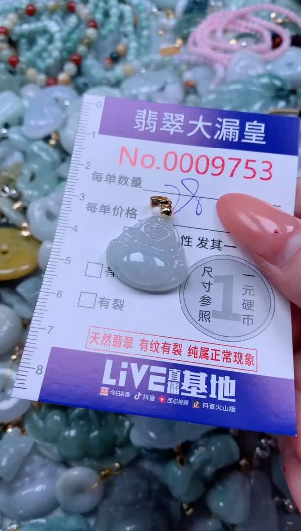 吊坠(不含链)未镶嵌翡翠9753