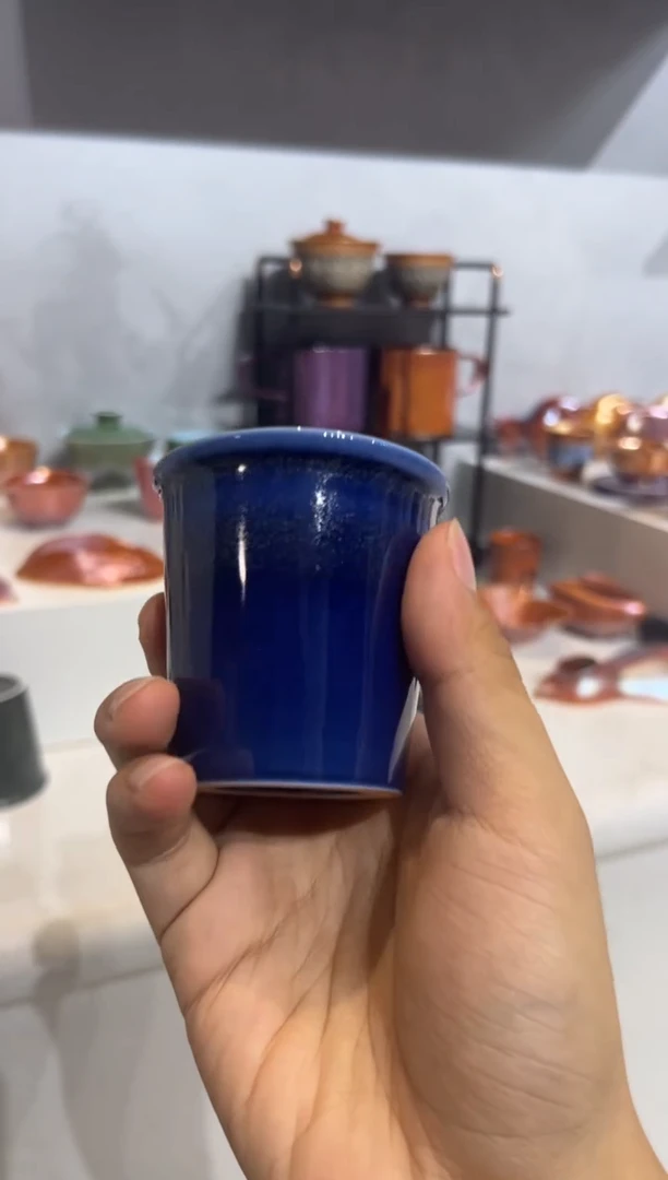 3柴房陶瓷柴烧可乐杯