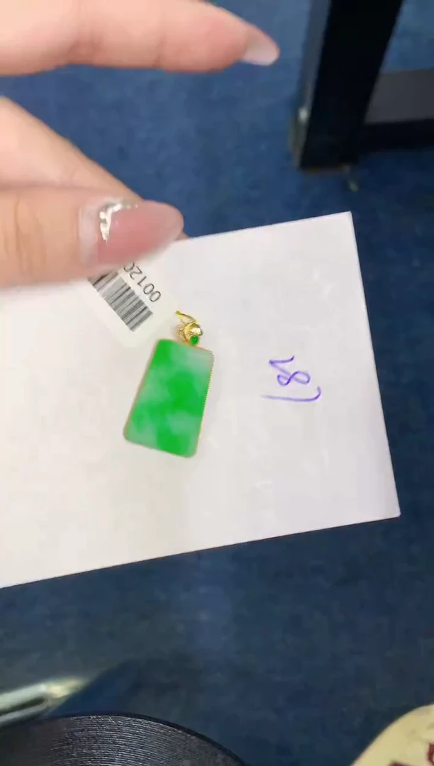 【闪购商品】翡翠颈饰18K金镶嵌000000000