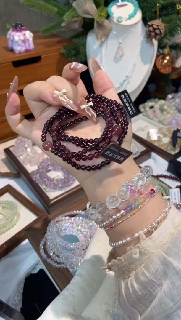 未镶嵌手串水晶孤品捡漏均匀瑕疵介意勿拍