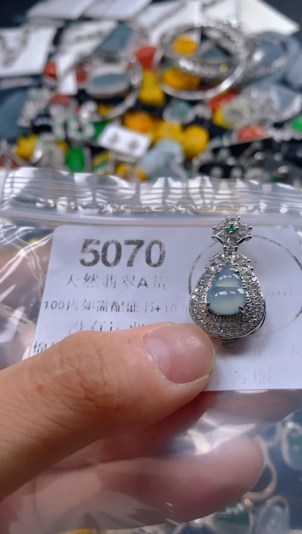 翡翠未镶嵌吊坠(不含链)5070