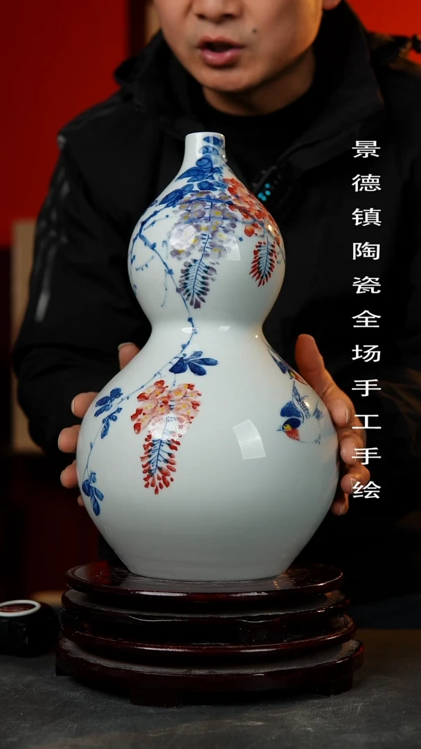 【闪购商品】摆件景德镇陶瓷手工手绘6