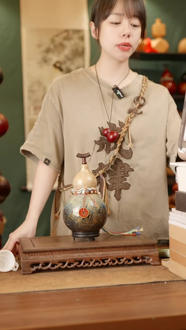 79号精品天然大漆酒葫芦一物一拍~