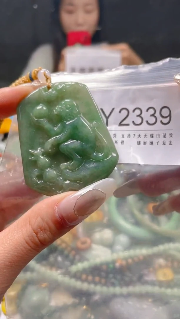 【闪购商品】翡翠颈饰未镶嵌/Y/翡翠A货一图一物