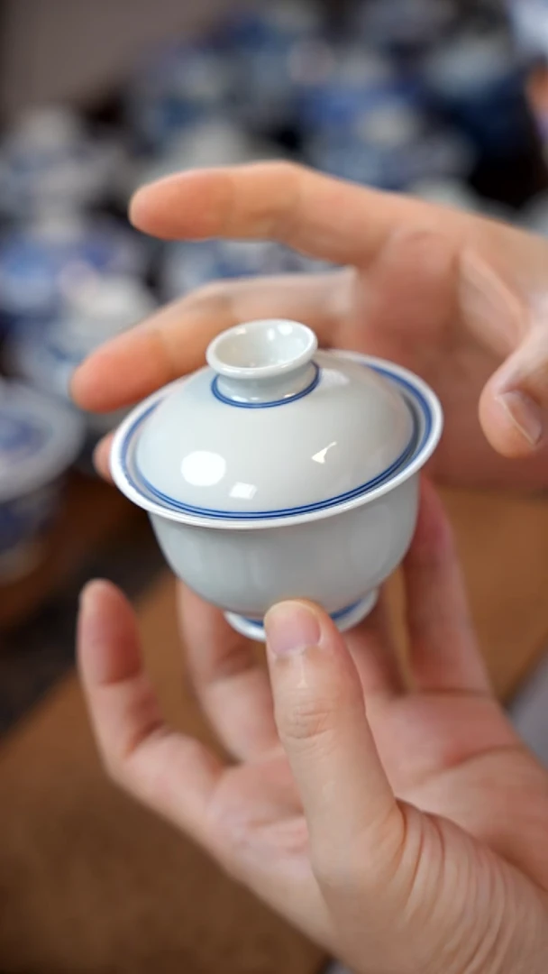 微瑕小金宝盖碗不退不换