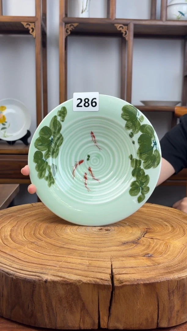瓷片国韵瓷坊-手工手绘孤品286