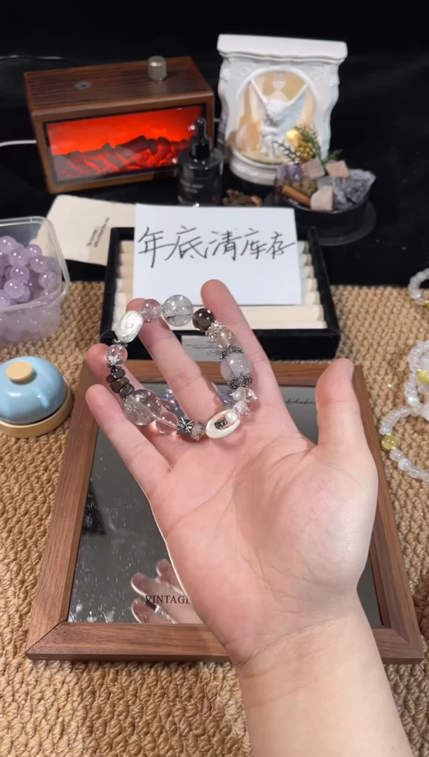 未镶嵌手链水晶多样性发货 发其一30