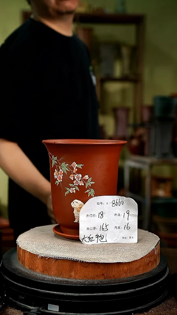 紫砂花盆花卉园艺8660+z
