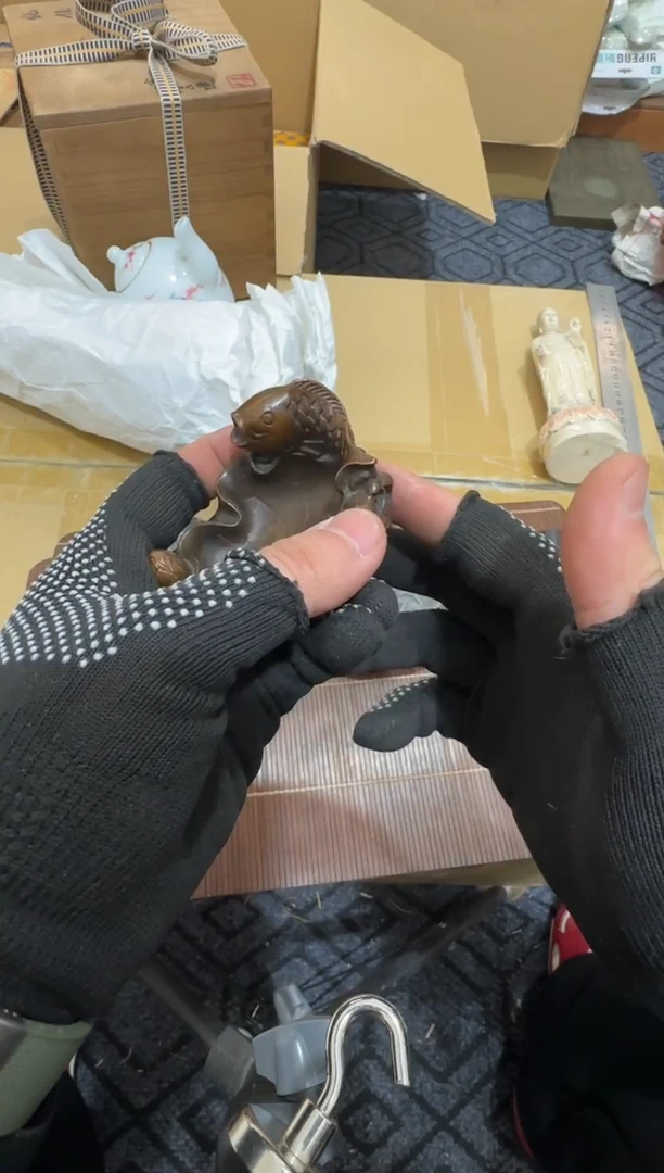 摆件塑料刘*羊二哥亚路中古文化