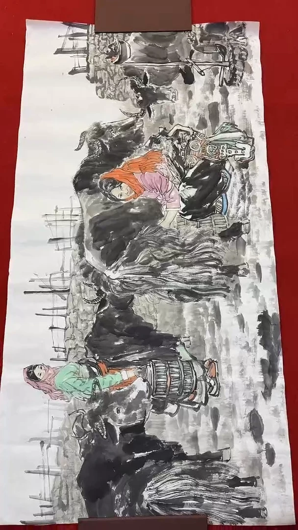 国画周建真老师绘画作品18-53