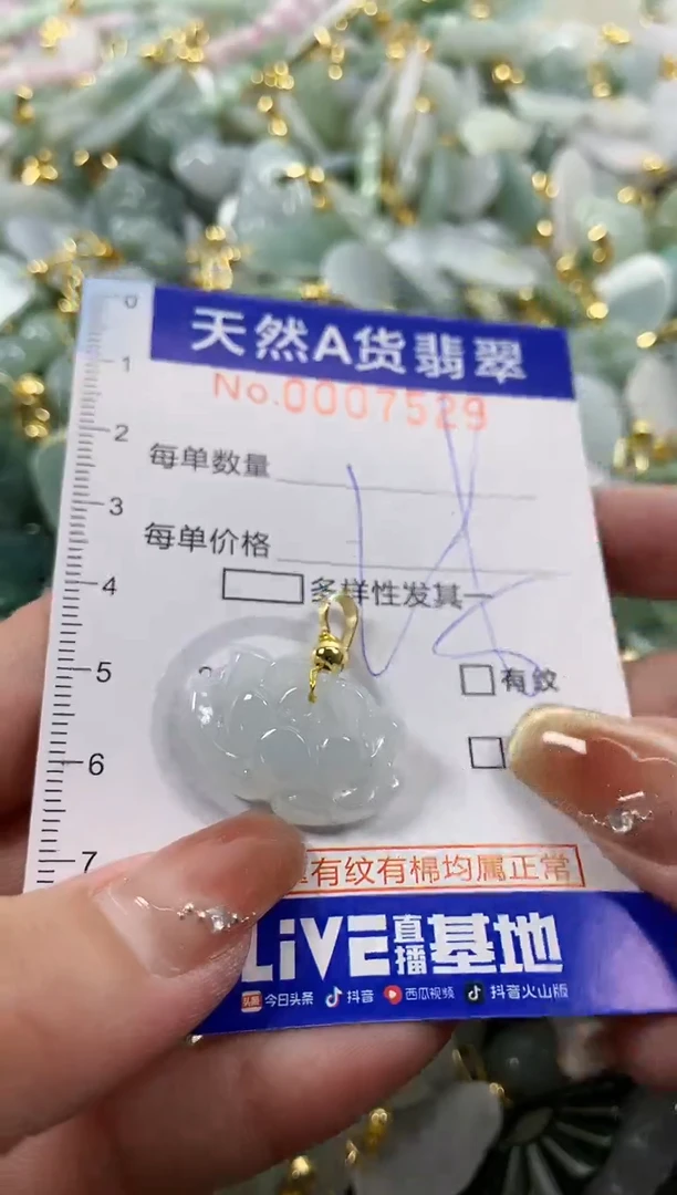 颈饰未镶嵌翡翠天然A货翡翠