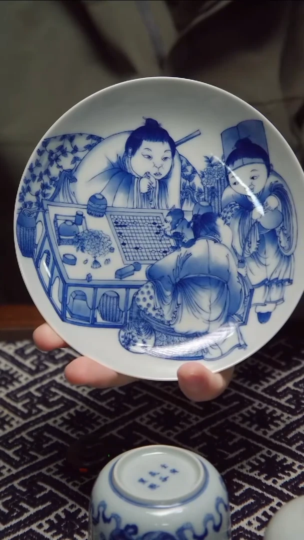 摆件瓷景德镇纯手工瓷器