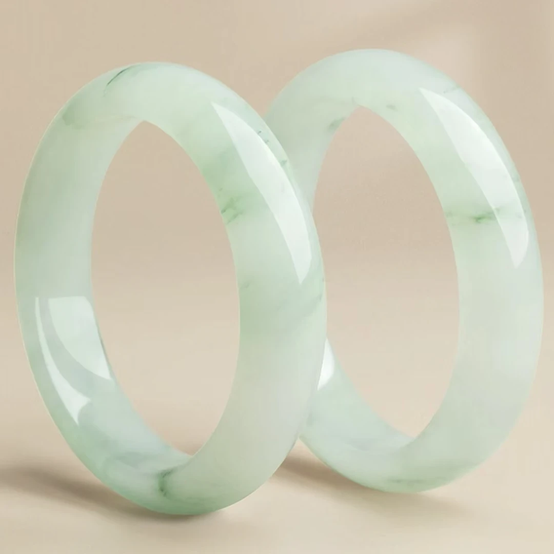 石英质玉天山翠手镯多样性发货编号：a292