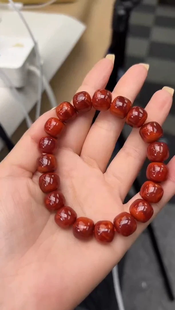 【闪购商品】南红玛瑙珠串未镶嵌多样性发其一/12/HS9992471