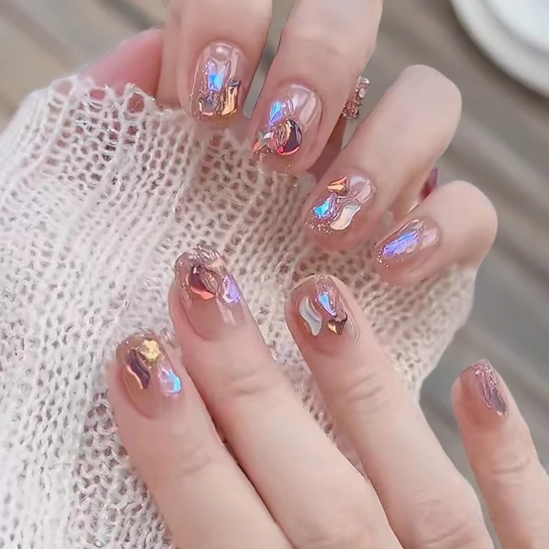 【098】糖果彩钻可拆卸美甲贴片