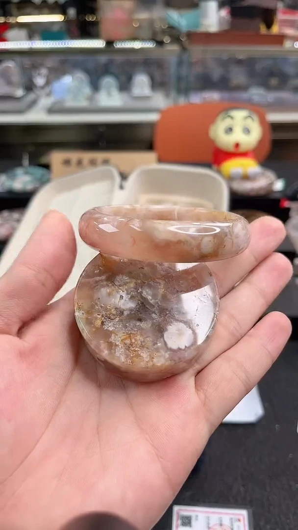 未镶嵌手镯石英质玉56圈口 （赠品镯心）3751586