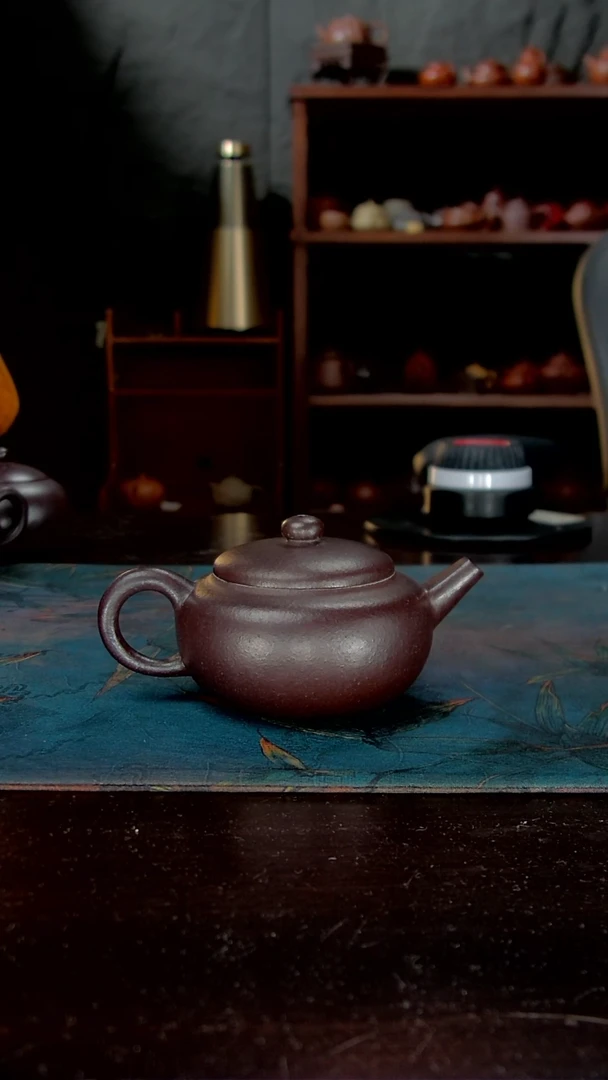茶壶紫砂纯料石红泥料体验款150cc