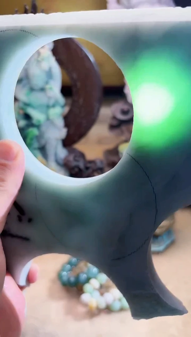 未镶嵌挂件翡翠A货张麦9893